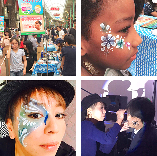 フェイス&ボディペイント実績例