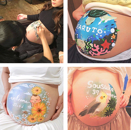 マタニティペイント実績例